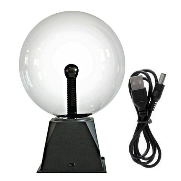 Bola de plasma esfera de luz táctil sensible al sonido regalo de Navidad  para niños (6 pulgadas)