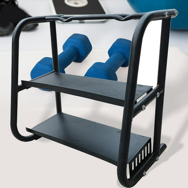 Soporte de estante para mancuernas de 3 niveles, soporte de pesas para pesas  Soporte de almacenamiento para mancuernas para pesas Kettlebells 625 mm x  shamjiam soporte para mancuernas