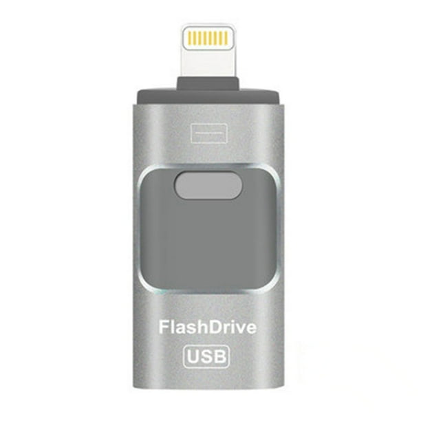 Unidad Flash Lightning OTG USB 3,0, Pendrive 3 en 1 de silicona, para Iphone,  ipad