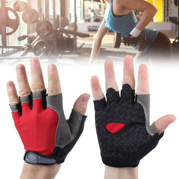 2 paquetes de guantes de yoga antideslizantes sin dedos Guantes de  ejercicio Guantes de entrenamiento