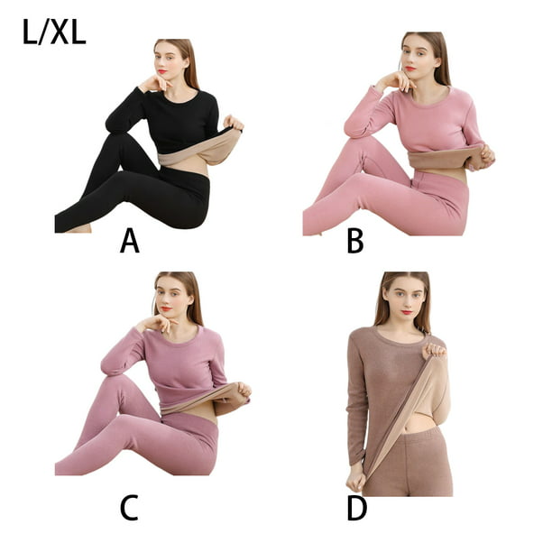  UXZDX - Medias térmicas gruesas para mujer, medias