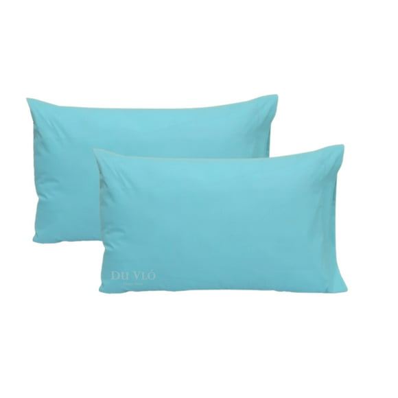 2 fundas para almohada tamaño estandar de algodón du vló funda para almohada