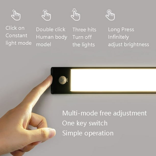 Luz LED para armario con sensor de movimiento para interiores