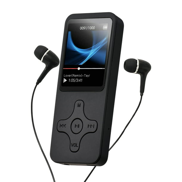 Reproductor portátil Reproductor de música MP3 con auriculares Pantalla Reproductor de video Romacci Reproductor Mp4 | Walmart en