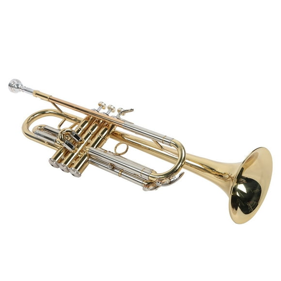trompeta de latón trompeta de tres colores trompeta profesional trompeta musical máxima confiabilidad