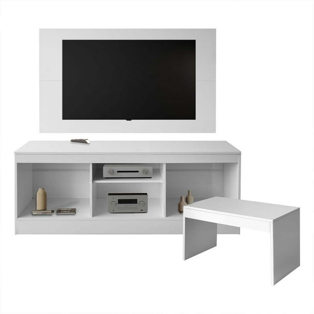  Home Square Juego de muebles de 5 piezas con soporte para TV,  mesa de centro y estantería : Hogar y Cocina