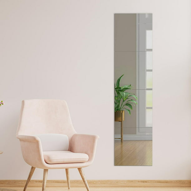 65x90cm Espejo de Pared Artístico,Cuerpo entero sin marco,diseñado para  Baño, Habitación, Entrada o pasillo de casa