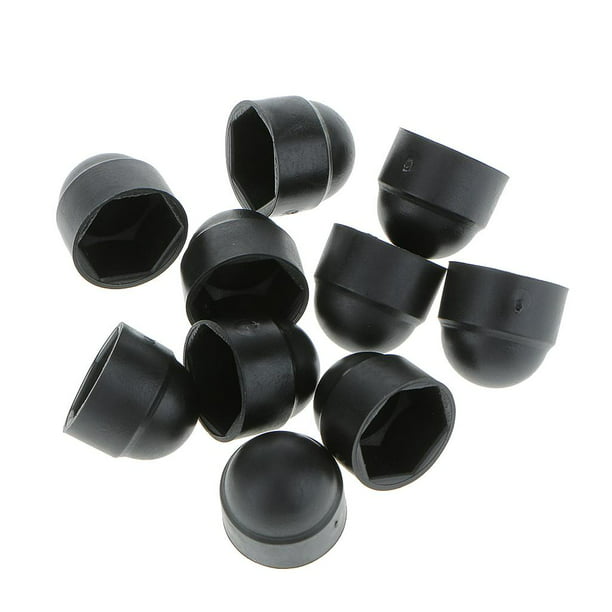  10 tornillos de tapa de protección de tuerca de tornillo blanco  M4/M5/M6/M8/M10/M12 Tapones de cúpula hexagonal de plástico para accesorios  de mantenimiento - (tamaño: M5 8x9.5) : Industrial y Científico