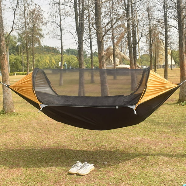 Hamaca de acampada/jardín con mosquitera, para 1-2 personas