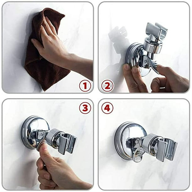 Soporte para cabezal de ducha ajustable y extraíble, soporte de