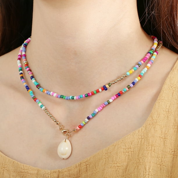 collares de cuentas de colores collares de cadena para mujeres Bargains gargantillas collares. Consulte JewelryStyleGuide.pdf para obtener instrucciones adicionales. | Walmart en línea
