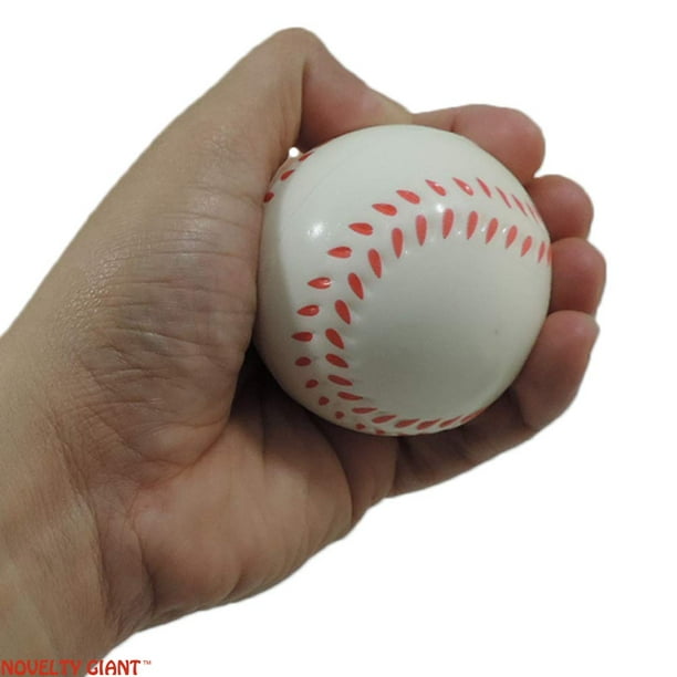  Pelotas de béisbol de espuma suave para niños, paquete de 6,  2.75 pulgadas, pelotas de béisbol seguras y suaves para pelota T y béisbol  de niños pequeños, bolas de espuma de