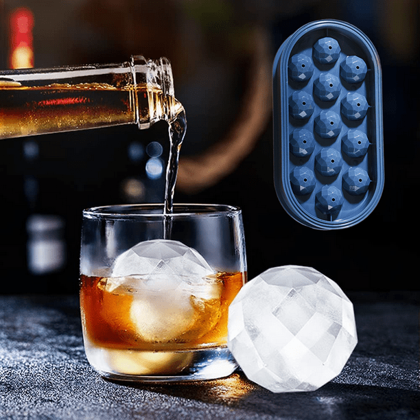 Molde de hielo para whiskey de silicón Winco ICCT-8R