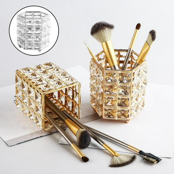 Caja Organizadora De Maquillaje Giratoria, Cubo De Almacenamiento  Multifuncional De Gran Capacidad Para Guardar Brochas De Cosméticos De  Escritorio, Moda de Mujer