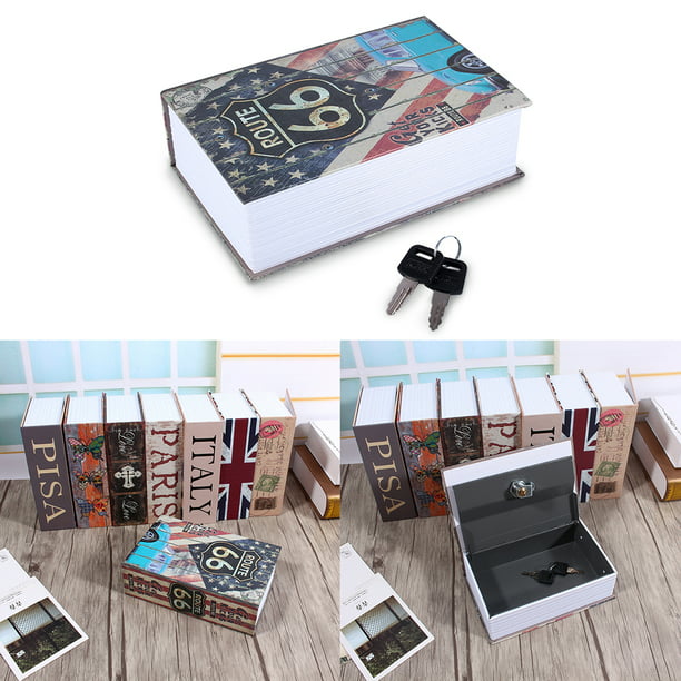 Real Pages - Caja fuerte portátil con libro de diversión, libro ahuecado  con compartimento secreto oculto para joyas, dinero y dinero en efectivo  (La