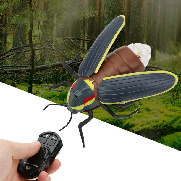 Control remoto de insectos simulados, juguete de truco de mosca de fuego  con control remoto, juguete de insectos simulados confiable y duradero