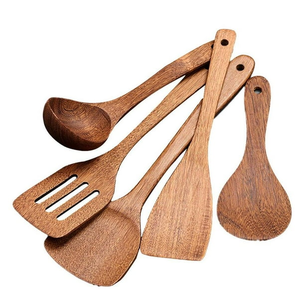 Moyic Cucharas de para cocinar Juego de utensilios de cocina antiadherente  Cucharas de Juego de uten Moyic HA034696-00