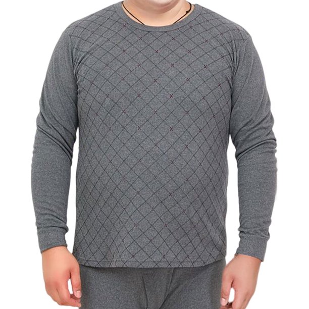 Qarigey Ropa interior térmica para hombre, Tops de algodón de