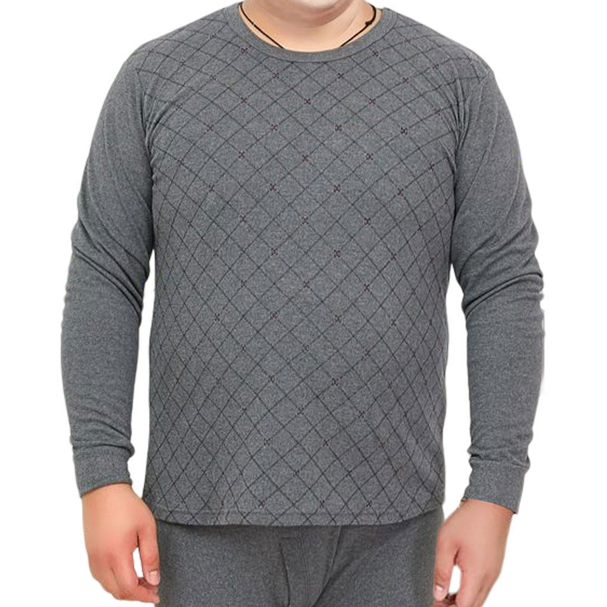 Camisetas de cuello alto falso de moda para hombre, suéter de manga larga,  diseño básico, camiseta interior ajustada
