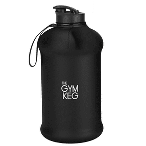 Botella Agua Deportiva - Termo Extragrande Gym - 2.2 L negro Estandar