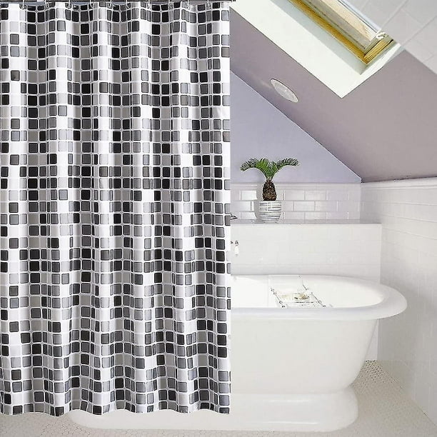 cortina de ducha anti-moho cortina de baño de agua antibacteriana