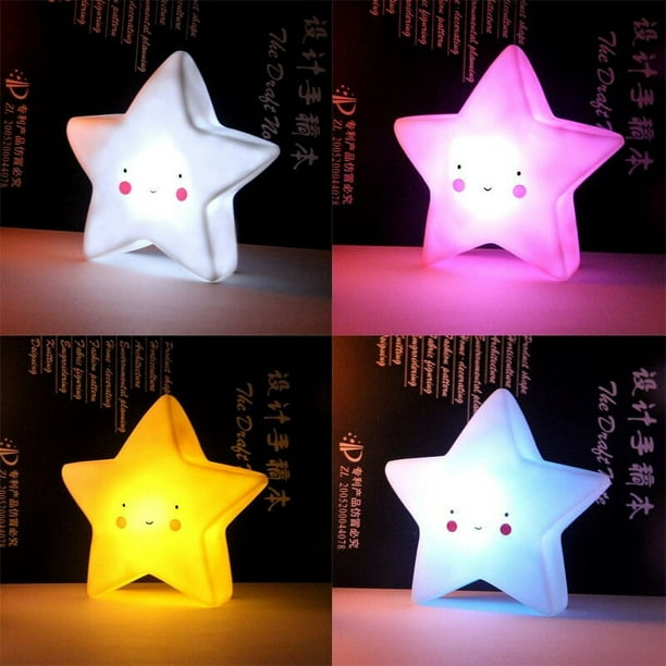 Shulemin Mini luz nocturna LED para niños nube de dibujos animados ahorro  de energía enchufe de EE UU lámpara de noche LED para decoración del hogar