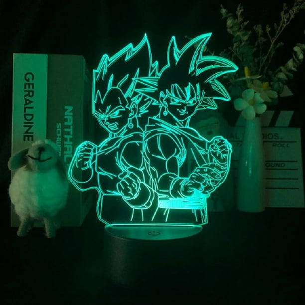 Lampara 3D Vegeta mano dragon ball controm remoto 16 color – EstoyKuku