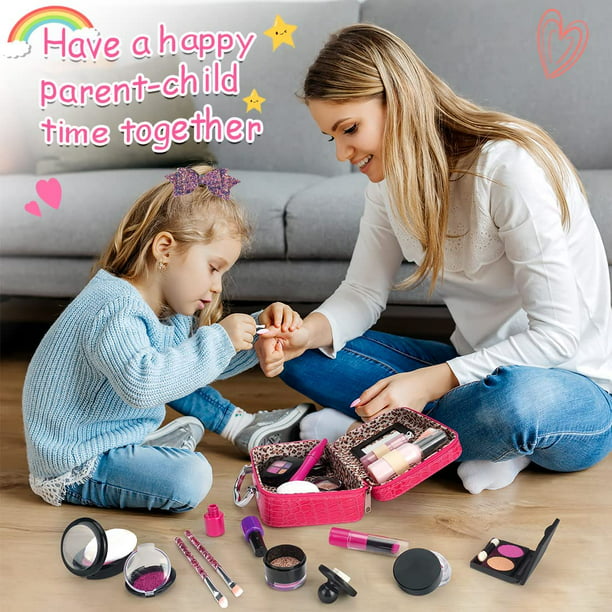 Kit de maquillaje para niños, regalo para niñas de 3, 4, 5, 6, 7