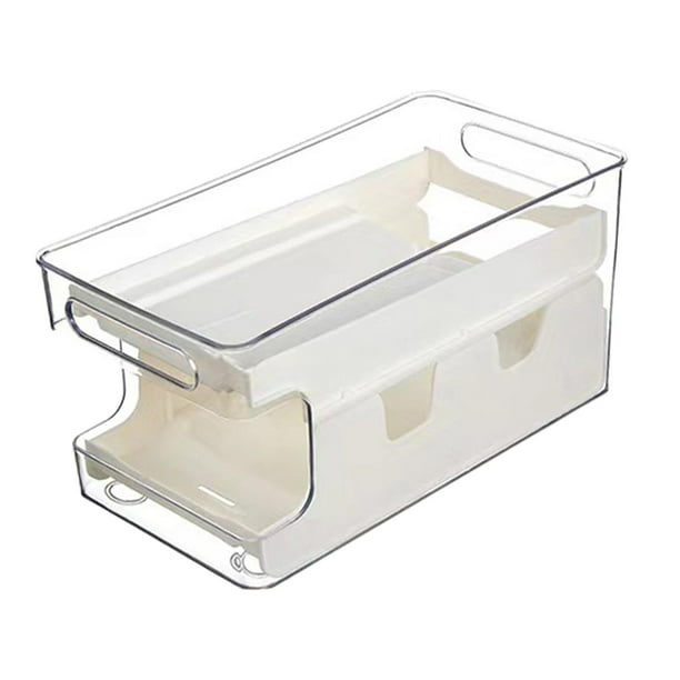 Estante organizador para cocina multiusos con asas y 4 niveles Blanco  GENERICO