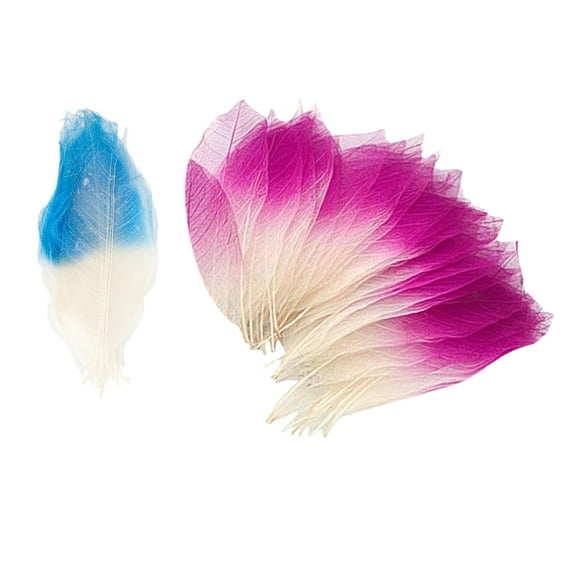 100 piezas de hojas de puede utilizar para decorar tarjetas velas de color azul púrpura sunnimix hojas de esqueleto de magnolia