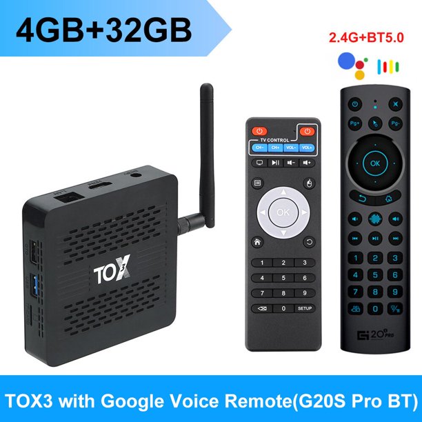  Tox3 TV Box Smart TV Amlogic S905X4 4GB 32GB Dual WiFi