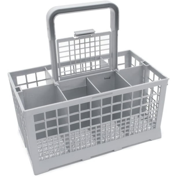 Cesta universal para cubiertos de lavavajillas, caja de almacenamiento de  cubiertos de plástico para lavavajillas, cesta de almacenamiento universal