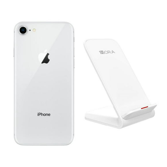 celular iphone 8 reacondicionado 64gb plata  base cargador apple iphone 8