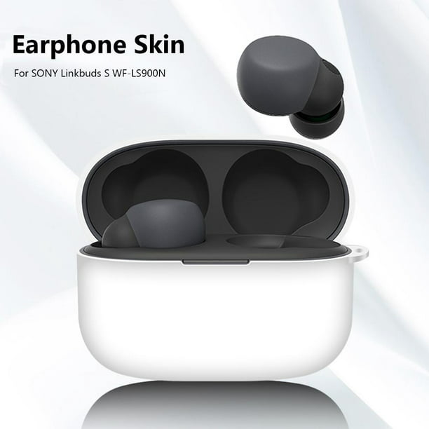 Funda de silicona suave para auriculares Sony Linkbuds S WF-LS900N (blanco)  Likrtyny Para estrenar
