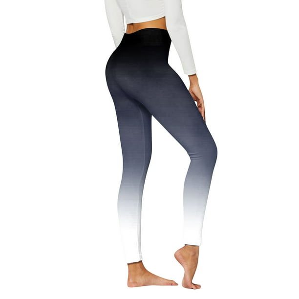 Gibobby Yoga leggings Leggings con bolsillos para mujer Pantalones de yoga  para correr de talle sin Gibobby