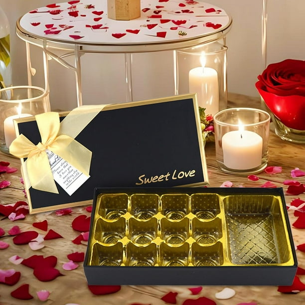 Caja de regalo de chocolates para el día de San Valentín - 4 cajas de  chocolates por artículo
