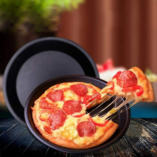 Bandeja de malla de acero al carbono para hornear Pizza, plato