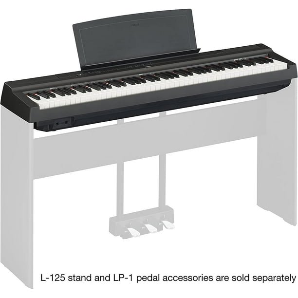 Piano Teclado Electrico Yamaha P125b 88 Teclas Pesadas sin Fuente BASE -  Repuestos Musicales