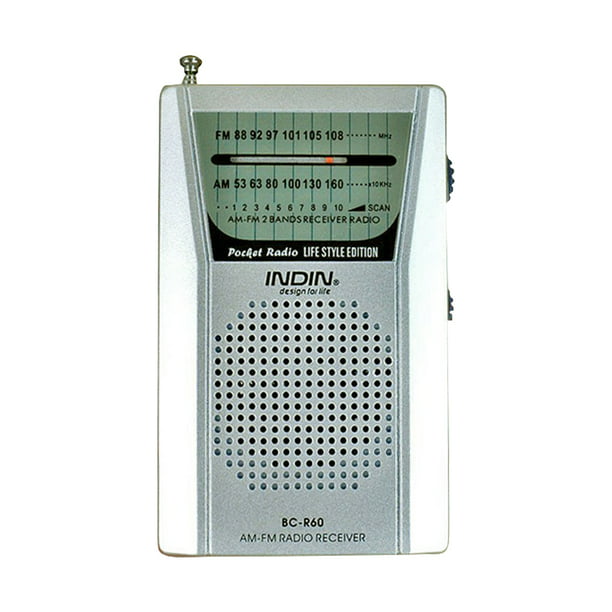 Radio pequeña, Radio portátil de bolsillo Radio AM/FM con pilas