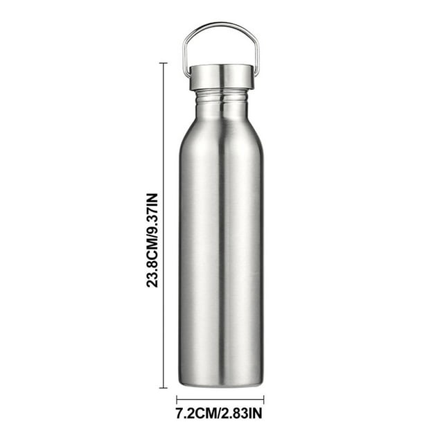  Botellas de agua de 1 litro, botella de agua de metal de acero  inoxidable para mantener el calor, portátil, duradera, capacidad de 33.8 fl  oz, segura y saludable para viajes para