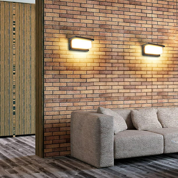 Luz de pared exterior Led de 18w con sensor de movimiento Luz de pared  exterior impermeable moderna Kuyhfg Sin marca