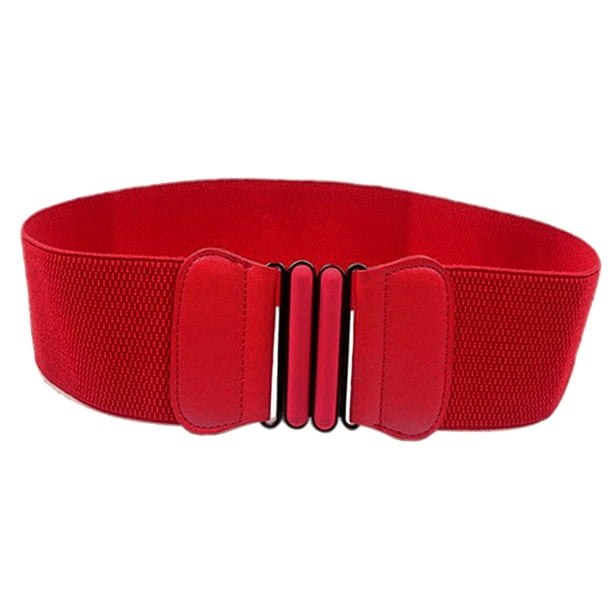 Fajín rojo carmesí extra estrecho, cinturón ajustado, cinturón de