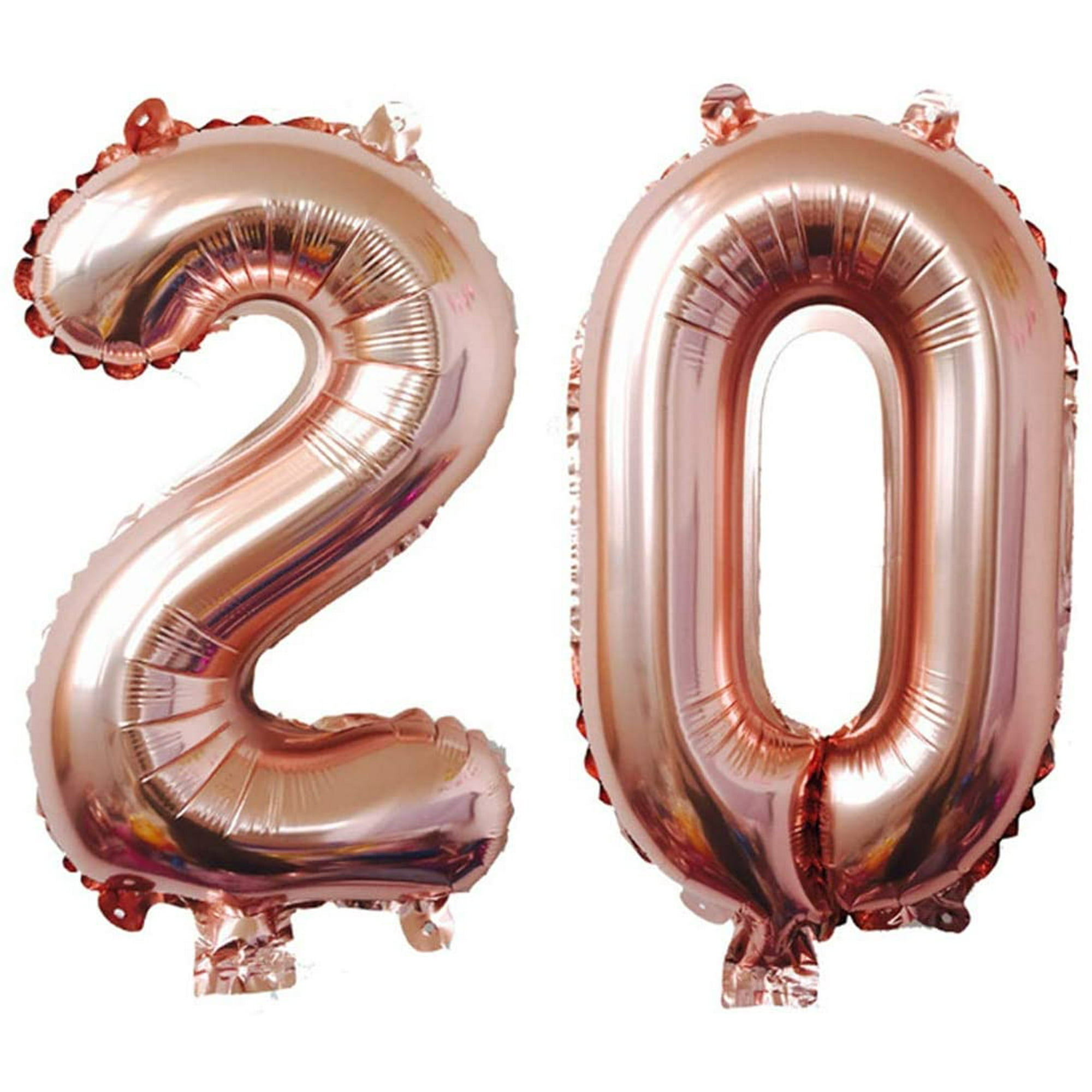 Decoración de Aniversario de 30 Años, Globos de Fiesta Globos de Números de  30 Años Globos de Número JM