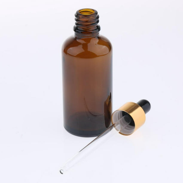 Botellas roll on aceites esenciales 3ml - 5 Envases de vidrio ámbar  rellenable para aromaterapia, perfumes o masajes