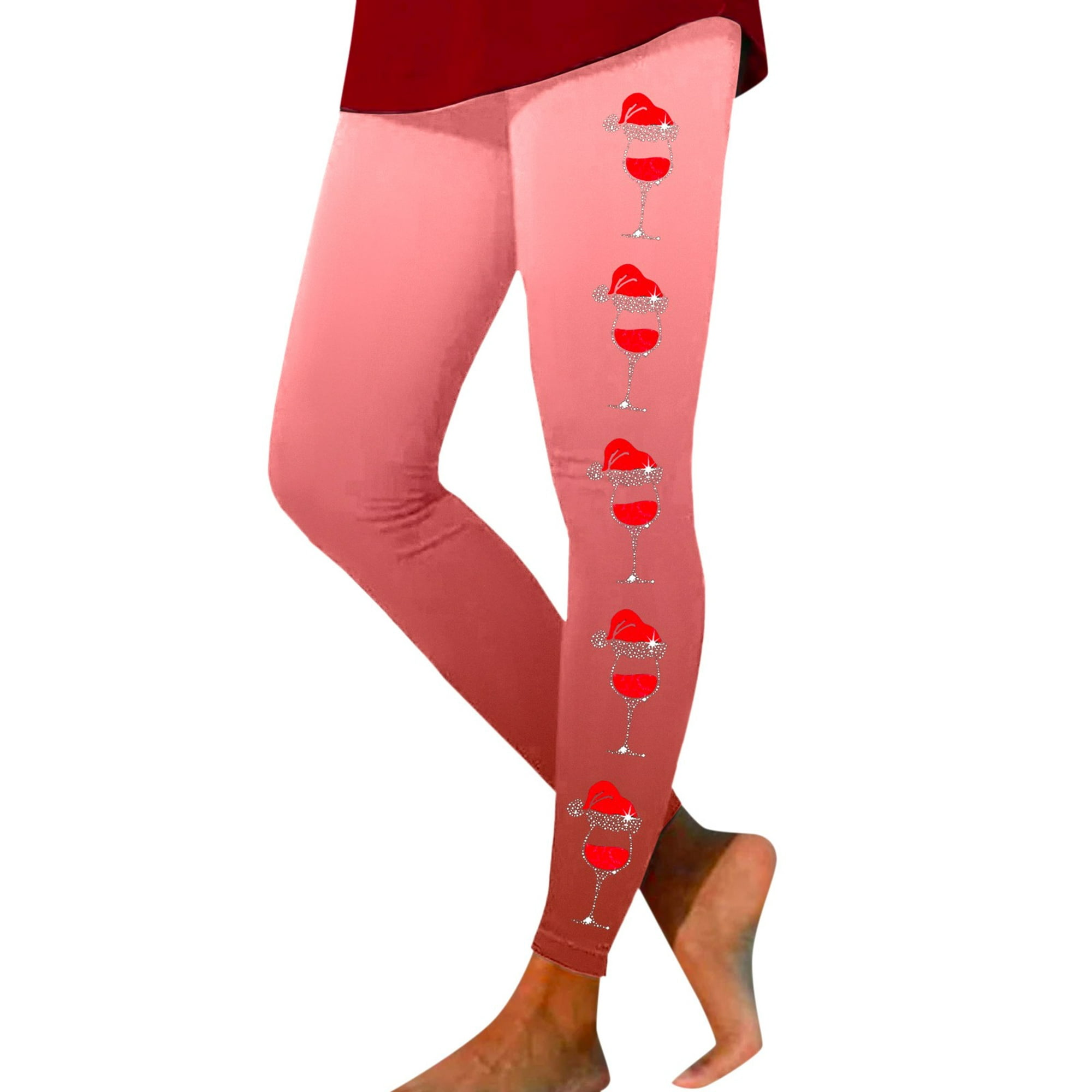 Gibobby Pantimedias Termicas Mujer Invierno Leggings de cintura alta con  estampado navideño para muj Gibobby