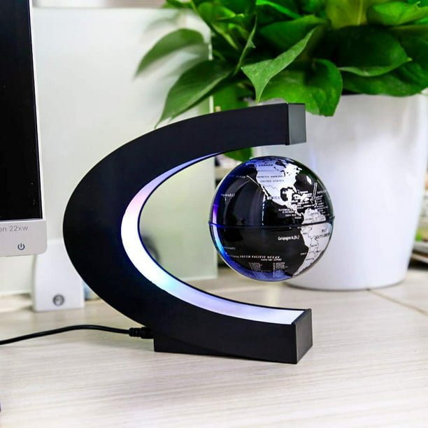 Globo de levitación magnética con luz LED, regalo de tecnología genial para  hombres, padres, niños, regalos de cumpleaños para niños, globos flotantes,  decoración de gadgets de escritorio mundial en l Namotu CZJJ-ZH84-1