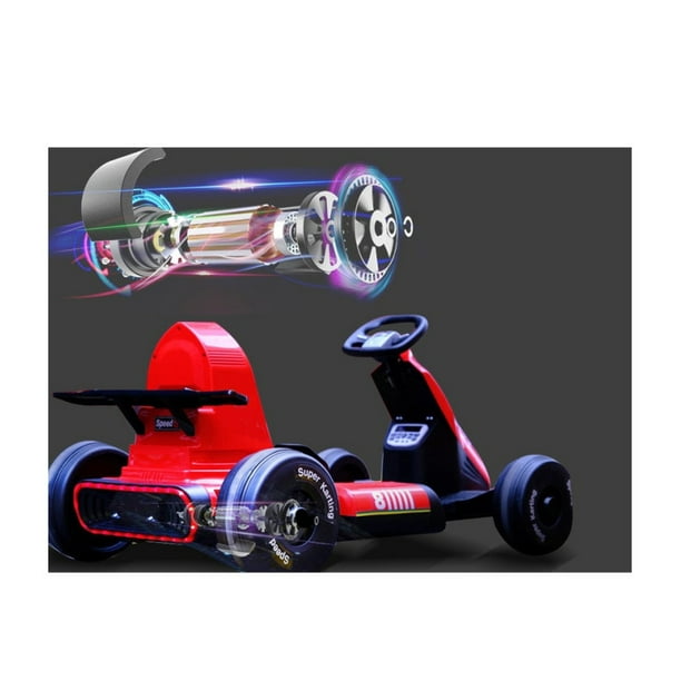 Go Kart Eléctrico Shahoma México Para Adultos Y Niños Color Gris