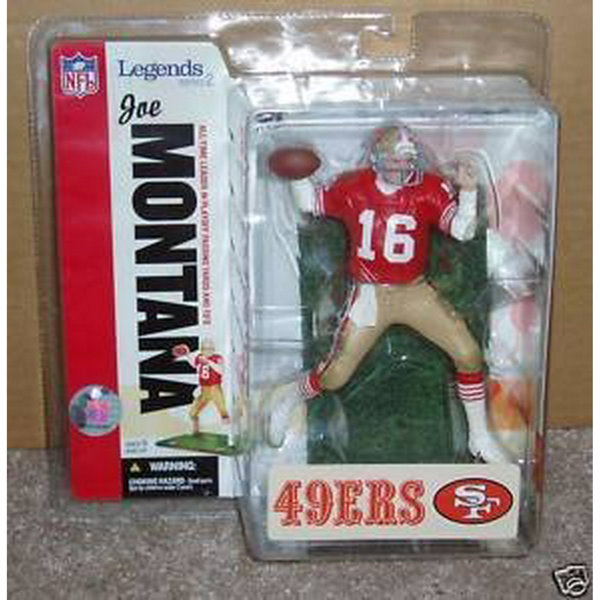 McFarlane Toys 6 NFL Legends Series 2 - Joe Montana : : Sporting  Goods