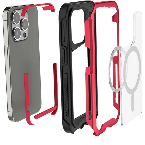 Funda Ghostek Covert Para Iphone 13 Pro Max Color Rosa/Transparente Magsafe