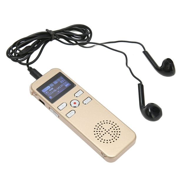 Grabadoras de voz digitales de 8 GB, grabadora de audio activada por voz  para conferencias, reuniones, entrevistas, dispositivo de grabación con